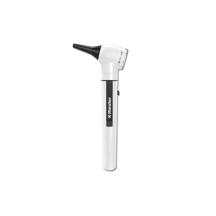 Otoscopio Riester E-SCOPE luz LED Fibra óptica blanco