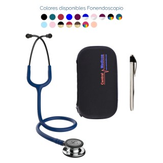 Pack Estudiantes Littmann Classic III + Estuche + Linterna LED