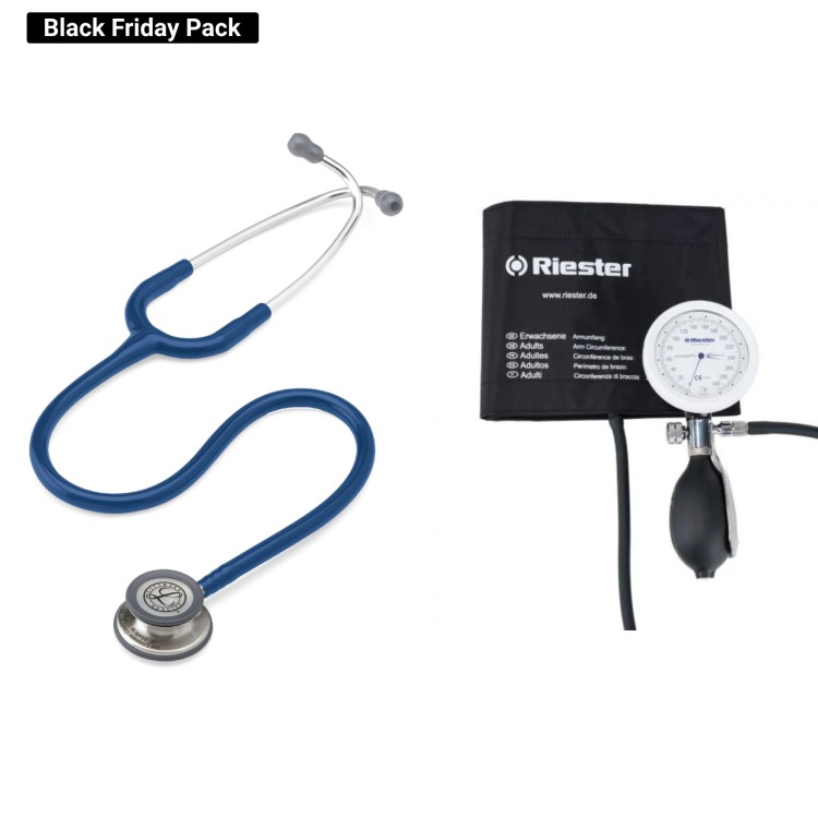 Pack Fonendoscopio Littmann Classic III + Tensiómetro Riester Precisa