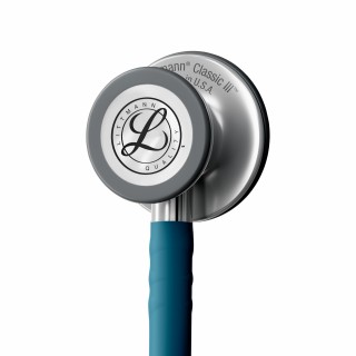 Littmann Classic III azul caribe con campana de acero inoxidable