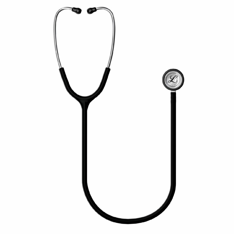 Littmann Classic III negro con acabado satinado para exploración clínica general