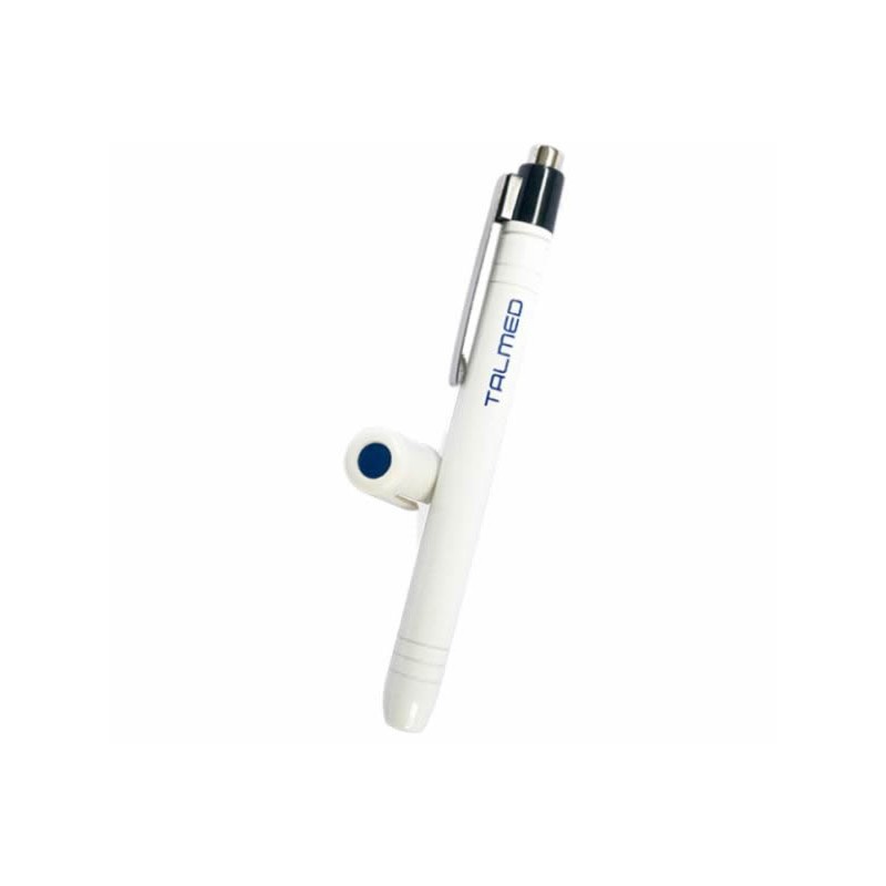Linterna LED médica de diagnostico o exploración con filtro azul desmontable
